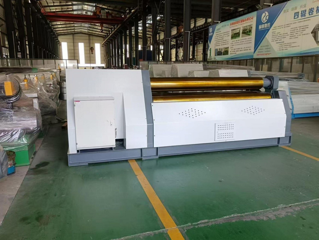 Гидравлический 4-х валковый листогибочный пресс ZW12CNC-12×2500